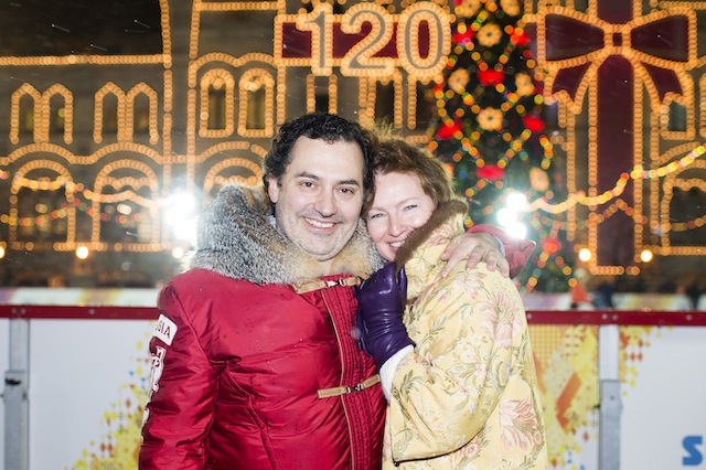  Директор ГУМа Тимур Гугуберидзе и Нина Гомиашвили  