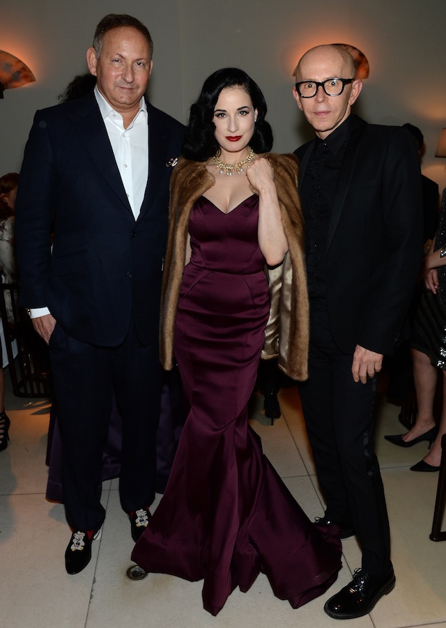 Джон Демпси, Дита фон Тиз и Джеймс Джаггер Джон Демпси, Дита фон Тиз и Джеймс Джаггер