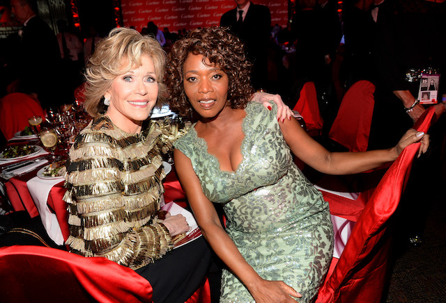 Джейн Фонда и Элфри Вудард