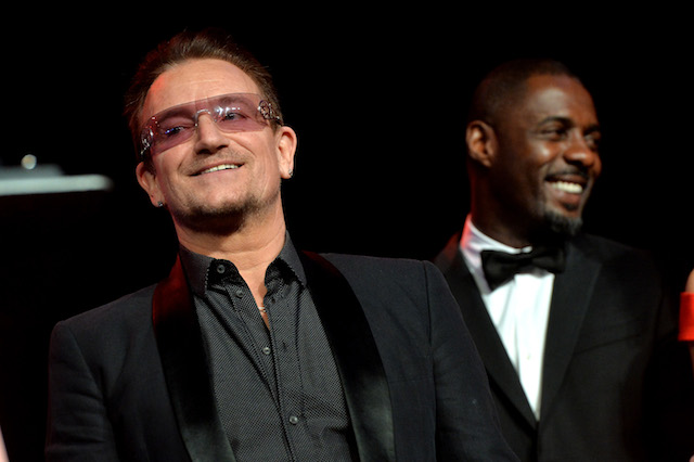 Боно и Идрис Эльба