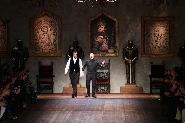 Неделя мужской моды в Милане: показ Dolce&Gabbana, осень-зима 2014 (фото 1)