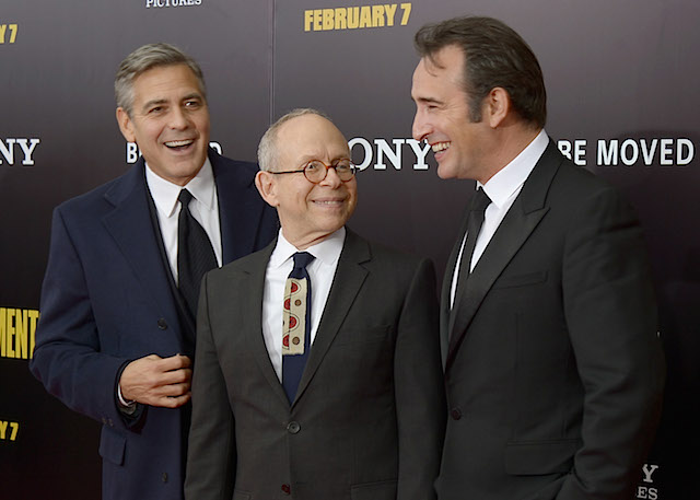 Джордж Клуни,  Боб Бэлабан и  Жан Дюжарден