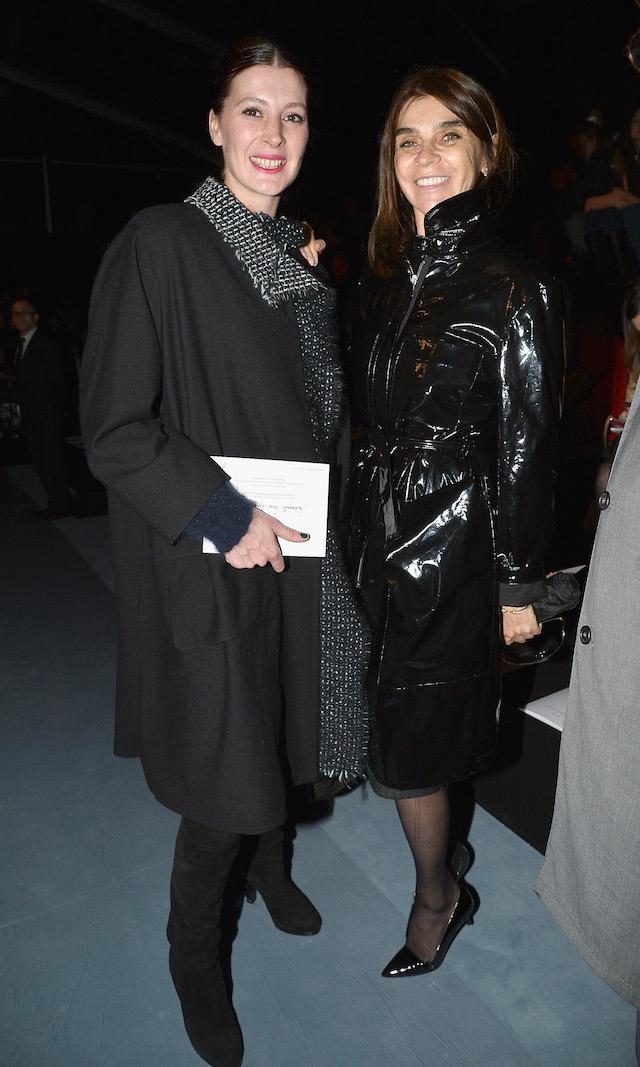 Мари-Аньес Жило и Карин Ройтфельд Мари-Аньес Жило и Карин Ройтфельд