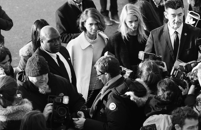 Гости показов Balmain, Nina Ricci, Lanvin, осень-зима 2014 (фото 1)