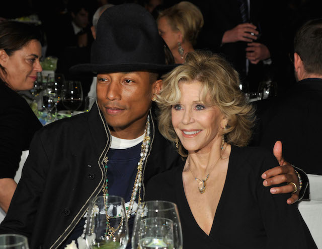 Фаррелл Уильямс и Джейн Фонда Фаррелл Уильямс и Джейн Фонда