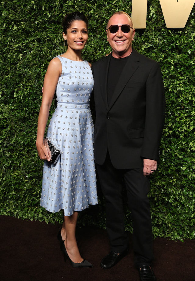 Фрида Пинто и Майкл Корс Фрида Пинто и Майкл Корс