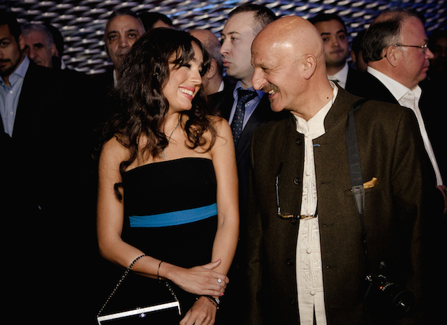 Лейла Алиева и Реза Дегати