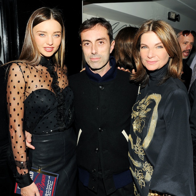 Миранда Керр, Джамбаттиста Валли и Натали Массене