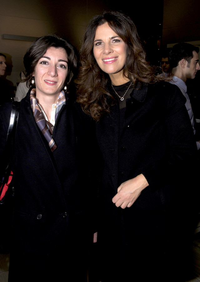 Кристина Тажани и Роберта Армани