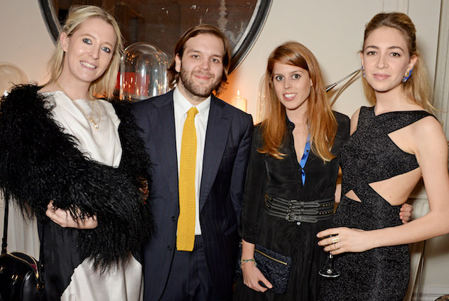 София Хескет, Джозеф Гетти, принцесса Беатрис и Сабина Ганем