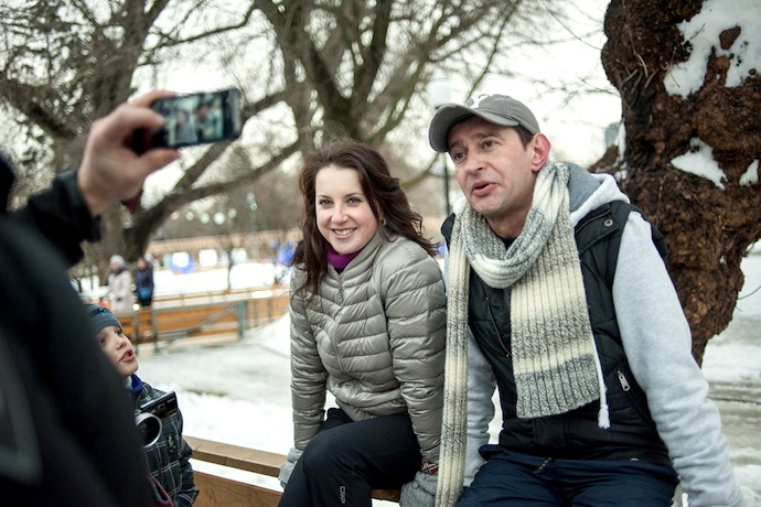 Ирина Слуцкая и Константин Хабенский 