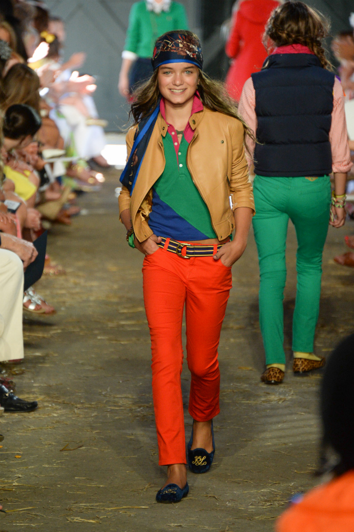 Показ детской коллекции Ralph Lauren в пригороде Нью-Йорка