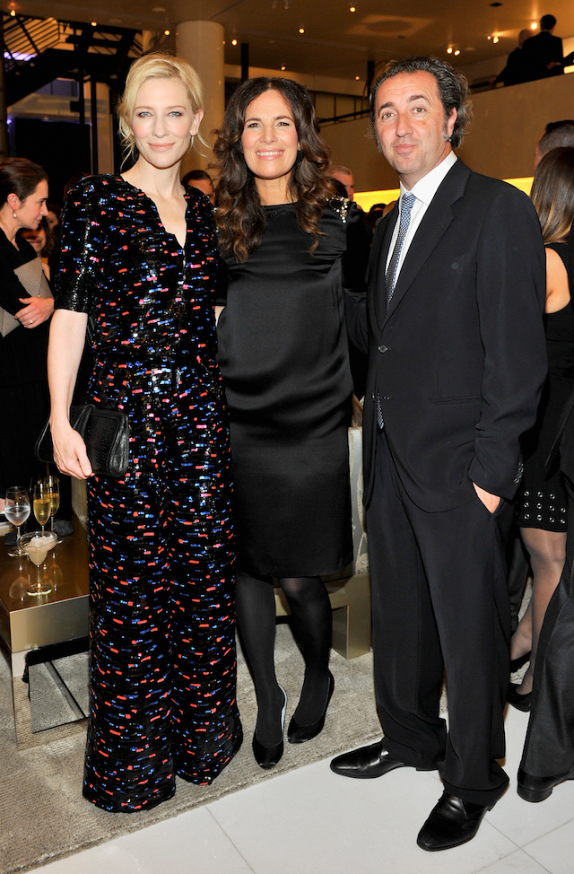 Кейт Бланшетт, Роберта Армани и Паоло Соррентино