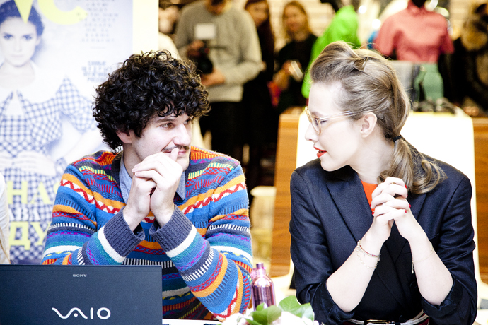 Тимофей Колесников и Ксения Собчак