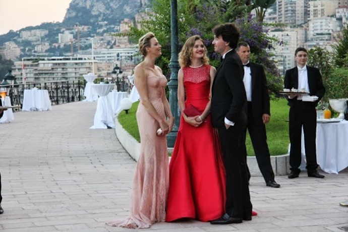 Принцесса Шарлин, Наталья Водянова и Антуан Арно