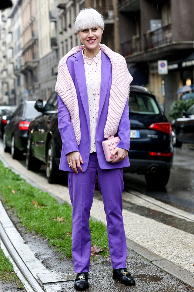 Неделя моды в Милане A/W 2014: street style. Часть I (фото 6)