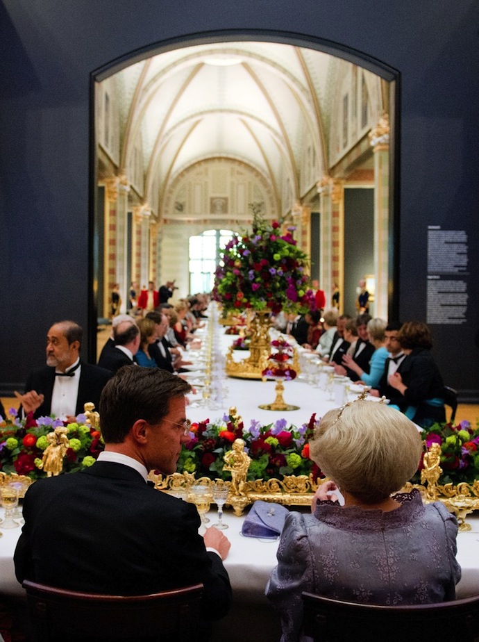 Ужин Королевы Нидерландов в честь отречения от престола (фото 2)