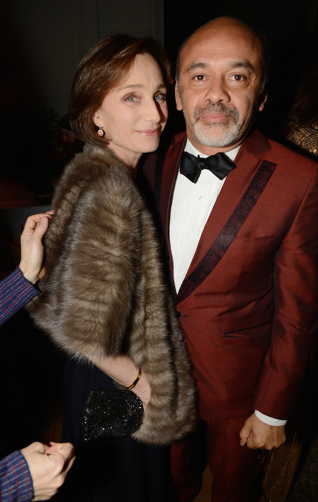 Кристин Скотт Томас и Кристиан Лубутен