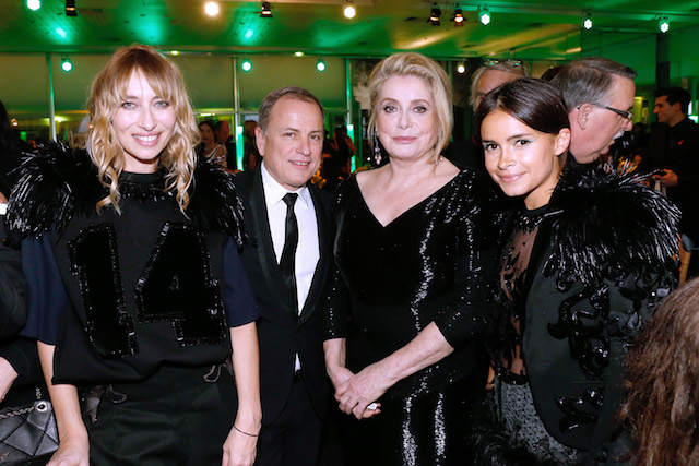 Александра Голованофф, Майкл Берк, Катрин Денев и Мирослава Дума Александра Голованофф, Майкл Берк, Катрин Денев и Мирослава Дума