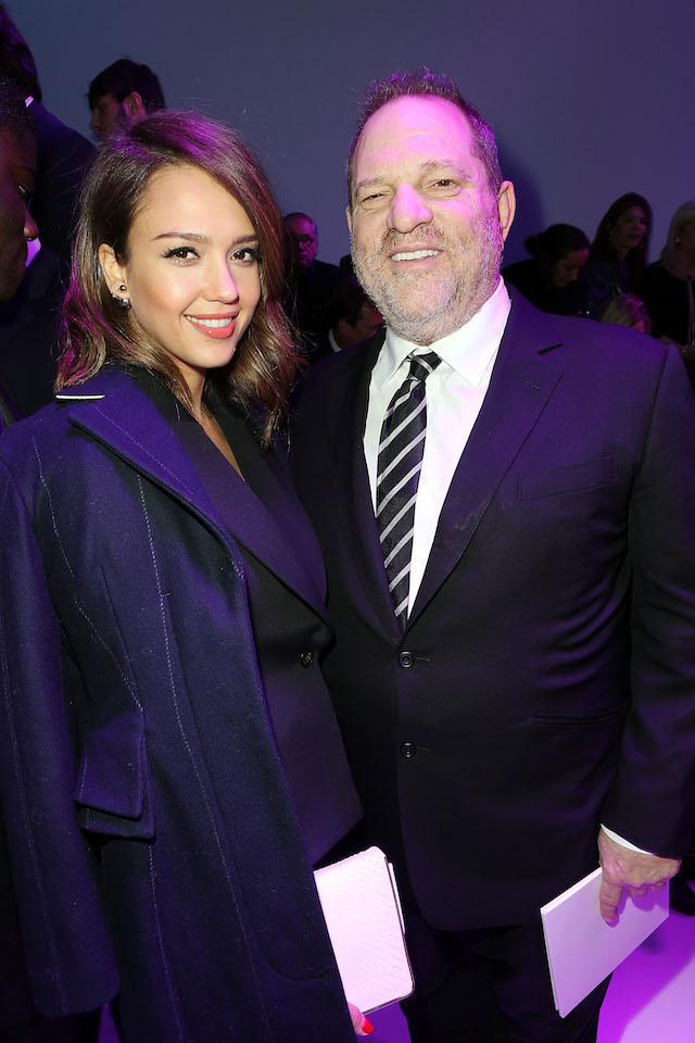 Джессика Альба и Харви Вайнштейн