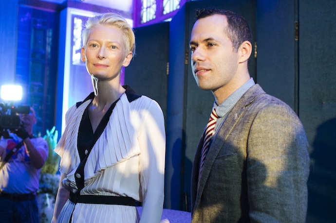 Тильда Суинтон и Михаил Идов Тильда Суинтон и Михаил Идов