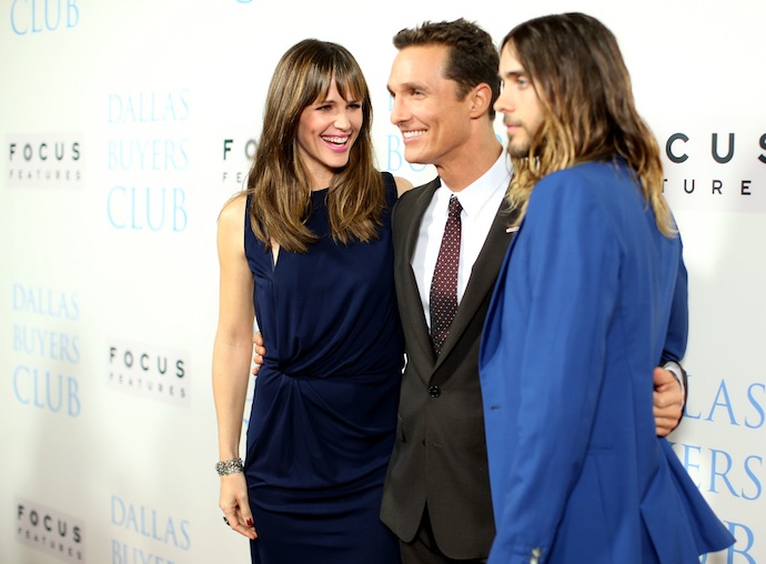 Дженнифер Гарнер, Мэттью МакКонахи и Джаред Лето 