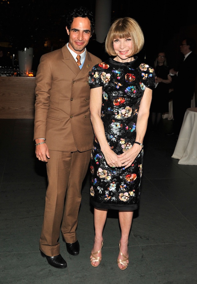 Зак Позен и Анна Винтур Зак Позен и Анна Винтур