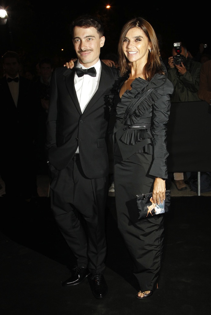 Фабьен Констант и Карин Ройтфельд 