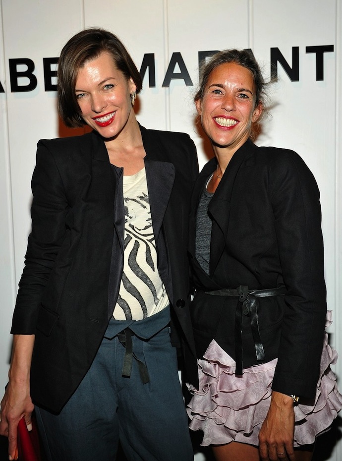 Милла Йовович и Изабель Маран Милла Йовович и Изабель Маран