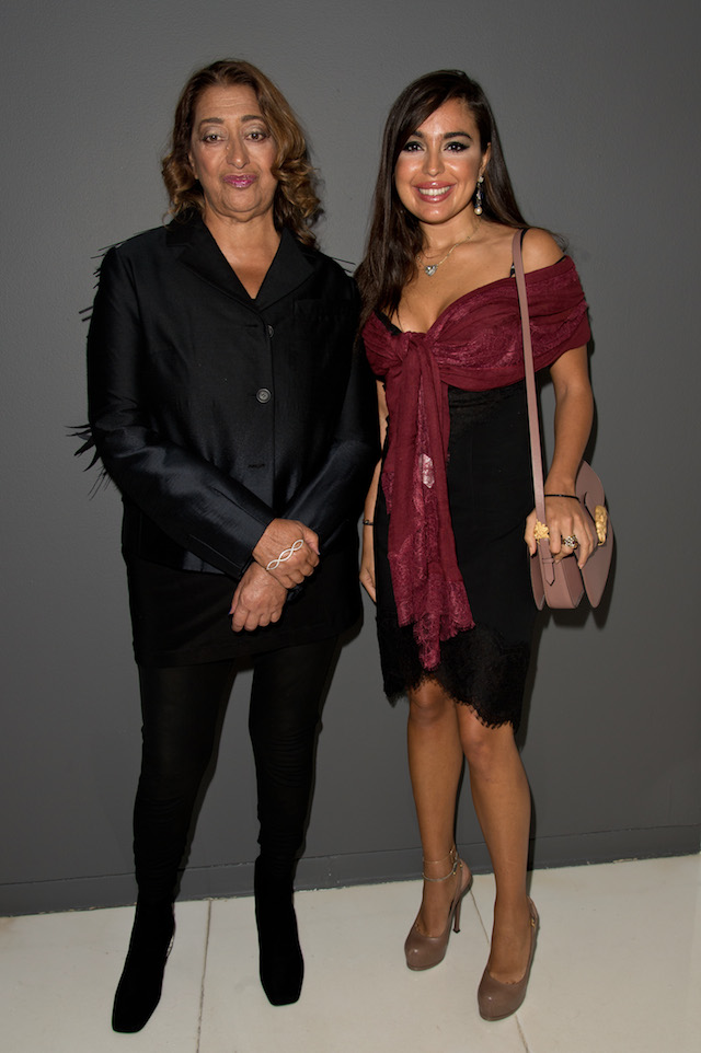 Заха Хадид и Лейла Алиева Заха Хадид на вручении премии британского Музея дизайна (фото 1)