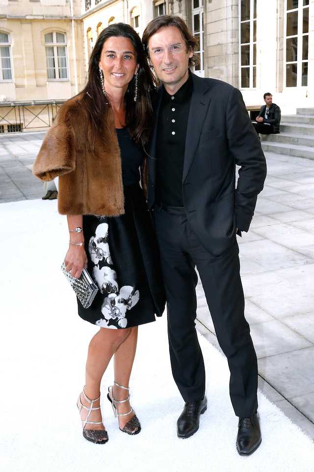 Элизабет и Пьетро Беккари Гости на мужском показе Berluti в Париже (фото 6)