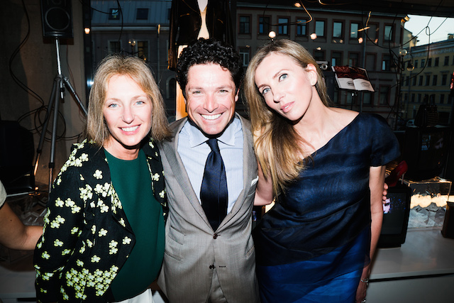 Светлана Таккори, Маттео Марзотто и Светлана Бондарчук Коктейль "Санкт-Петербург. Белые ночи" в городе на Неве (фото 11)