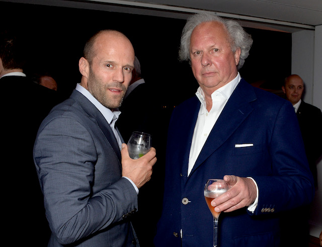 Джейсон Стэйтем и главный редактор Vanity Fair Грейдон Картер