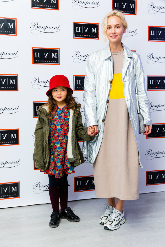 Ольга Карпуть с дочкой