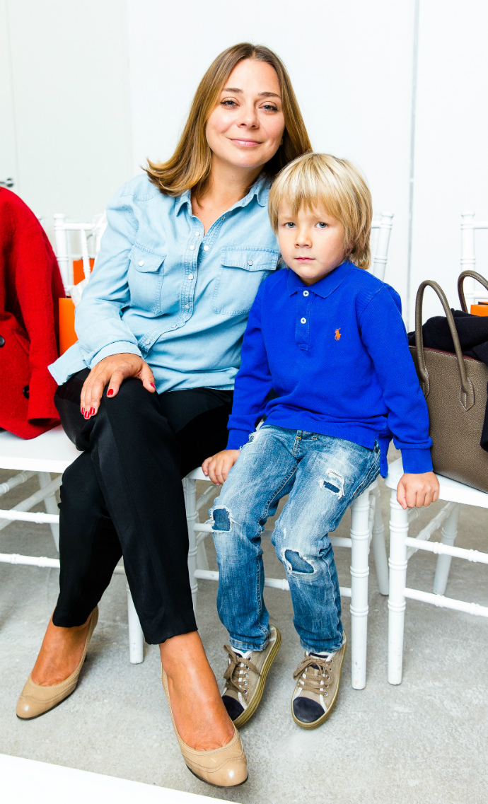 Наталья Лучанинова с сыном