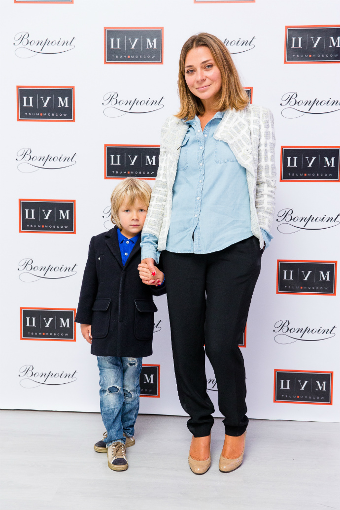 Наталья Лучанинова с сыном