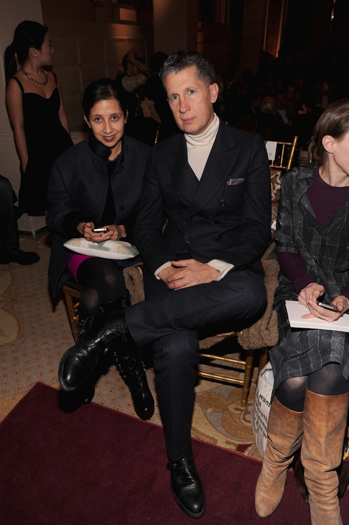 Гости показов: DVF, Zac Posen, Joanna Mastroianni (фото 11)