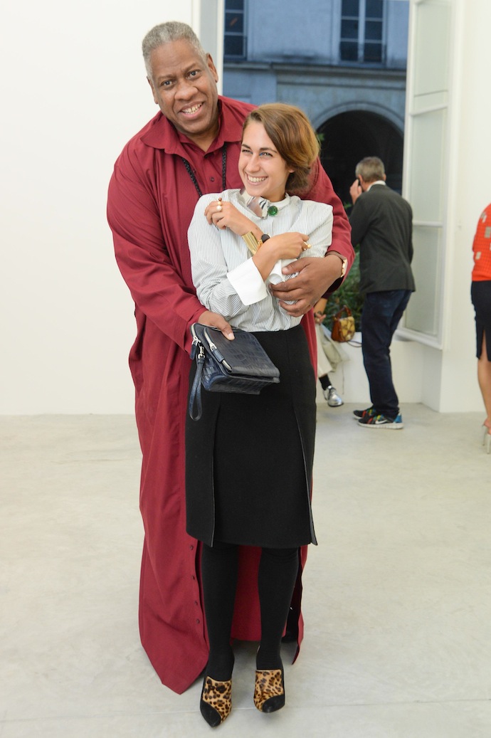 Андре Леон Телли и Дельфина Делеттре