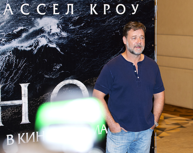 Рассел Кроу в Москве: накануне премьеры фильма "Ной" (фото 4)