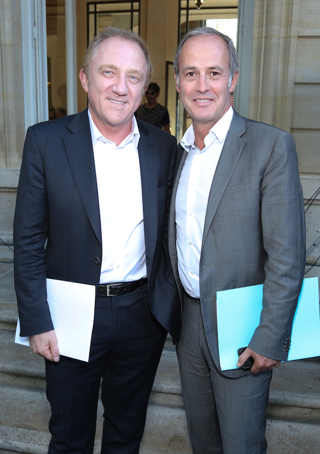 Франсуа-Анри Пино и Ксавье Ромате Коктейль в честь победителей ANDAM Fashion Award в Париже (фото 6)