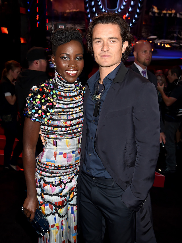 Люпита Нионго и Орландо Блум