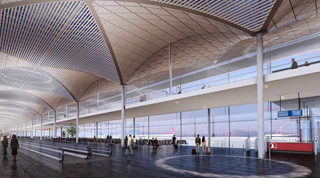 Аэропорт с крупнейшим в мире терминалом откроется в Стамбуле (фото 1)
