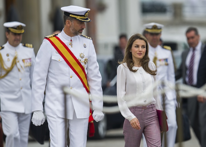 Принц Фелипе и принцесса Летиция