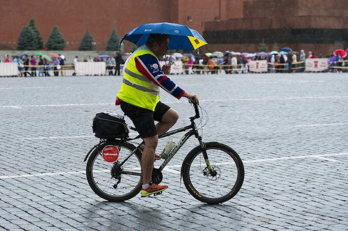 Велопробег в честь 120-летия ГУМа