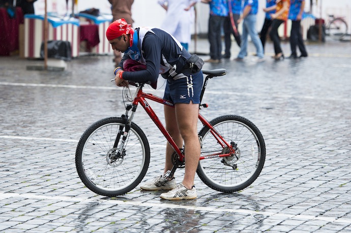 Велопробег в честь 120-летия ГУМа