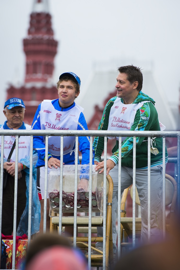 Велопробег в честь 120-летия ГУМа