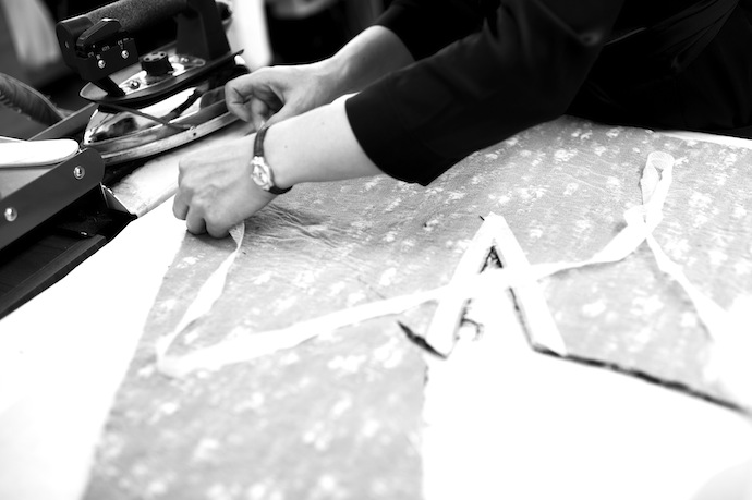 Backstage коллекции resort 2014 A La Russe Backstage коллекции resort 2014 A La Russe