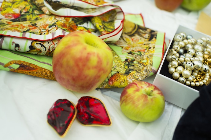 Backstage коллекции resort 2014 A La Russe Backstage коллекции resort 2014 A La Russe