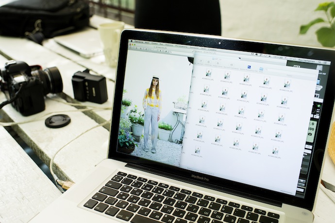 Backstage коллекции resort 2014 A La Russe Backstage коллекции resort 2014 A La Russe