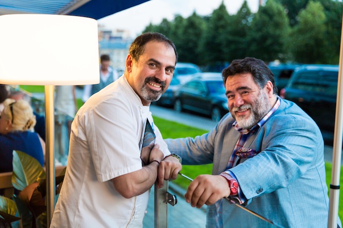 Арам Мнацаканов и Михаил Куснирович